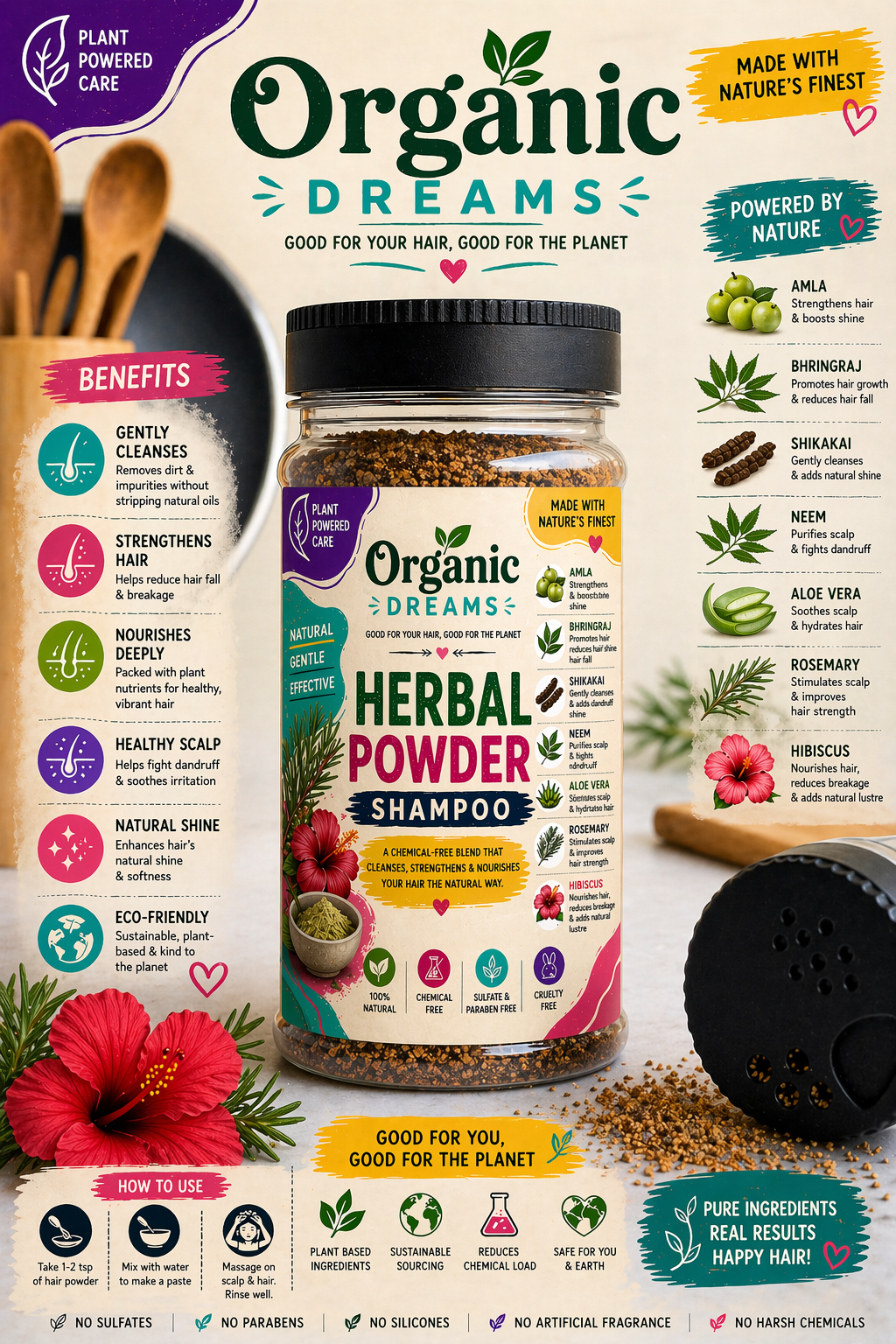 Herbal Powder Shampoo