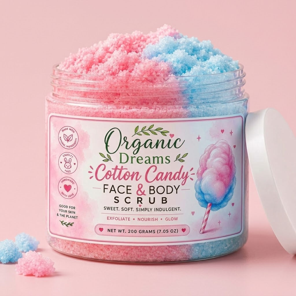 Cotton Candy Face & Body Scrub